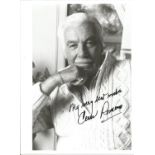 Cesar Romero signed 10x8 inch black and white photo. Good condition. All autographs come with a