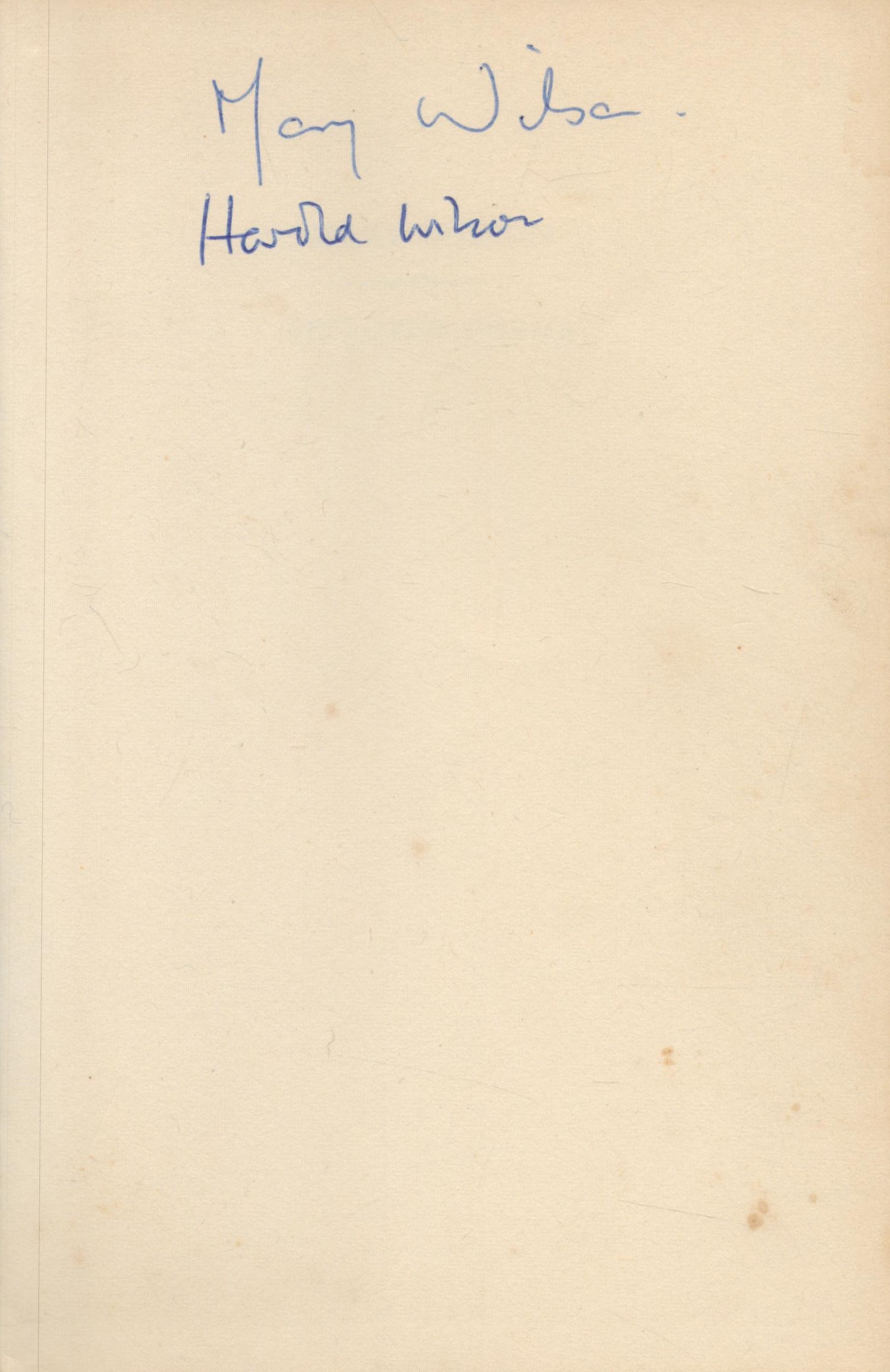 Mary Wilson Selected poems signed first edition hardback book 1970. Also signed by Harold Wilson. - Image 2 of 4
