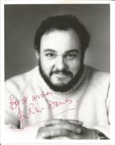 John Rhys Davies signed 10x8 inch black and white photo with accompanying TLS dated May 15, 1989.