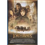 Lord of the Rings “Fellowship of the Ring” original 2001 movie poster. Signed by all principal