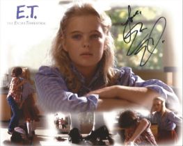 Erika Eleniak signed 10x8 inch E.T colour photo. Good condition. All autographs come with a