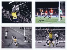 Football Autographed ARSENAL 1979 FA CUP WINNERS 16 x 12 Photo Editions x 4 : A superb Lot of 4