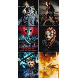 SALE! Lot of 6 Horror Jason Voorhees hand signed 10x8 photos. This is a beautiful lot of 6 hand