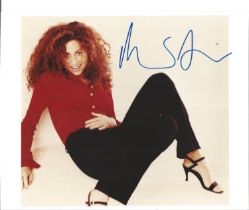 Minnie Driver signed 10x8 inch colour photo. Good condition. All autographs come with a