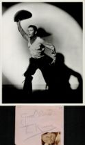 Tom Keane signed 5x4 inch album page and vintage 10x8 inch black and white photo. Good condition.