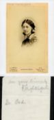 Florence Nightingale clipped signature. Signed in pencil. Comes with 6x4inch vintage photo. (12