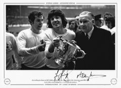 Football Autographed TOTTENHAM 16 x 12 Limited Edition : Marked as number 1 of 75 issued, this