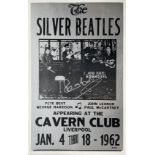 Pete Best signed  The Silver Beatles Tribune Showprint poster known as “The 5th Beatle”. Shows