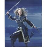 Keira Knightley signed 10x8 inch Pirates of the Caribbean colour photo. Good condition. All