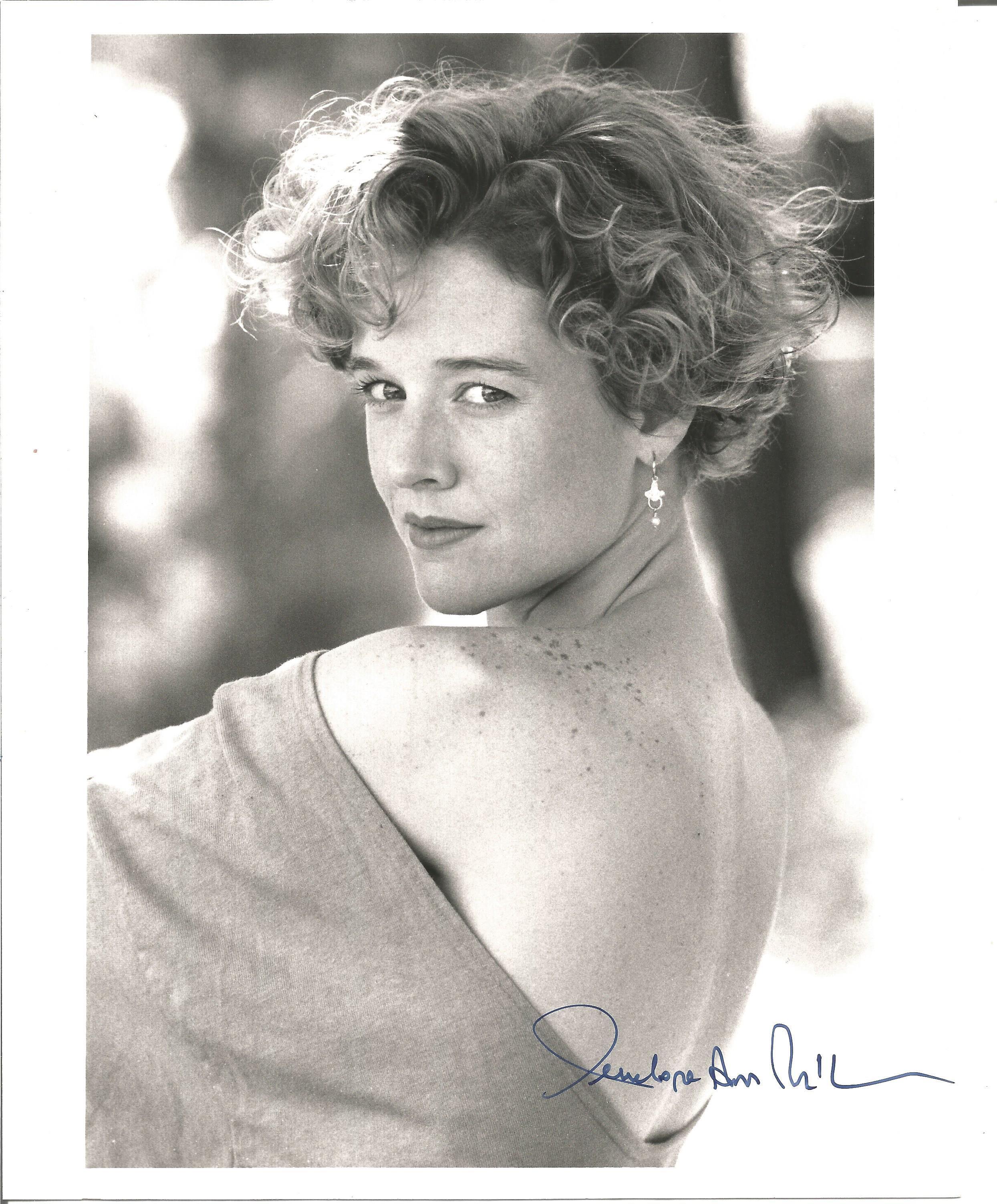 Penelope Ann Miller signed 10x8 inch black and white photo. Good condition. All autographs come with