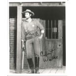 Clint Walker signed 10x8 inch black and white photo. Good condition. All autographs come with a