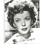 Ida Lupino signed 10x8 inch vintage black and white photo. Good condition. All autographs come