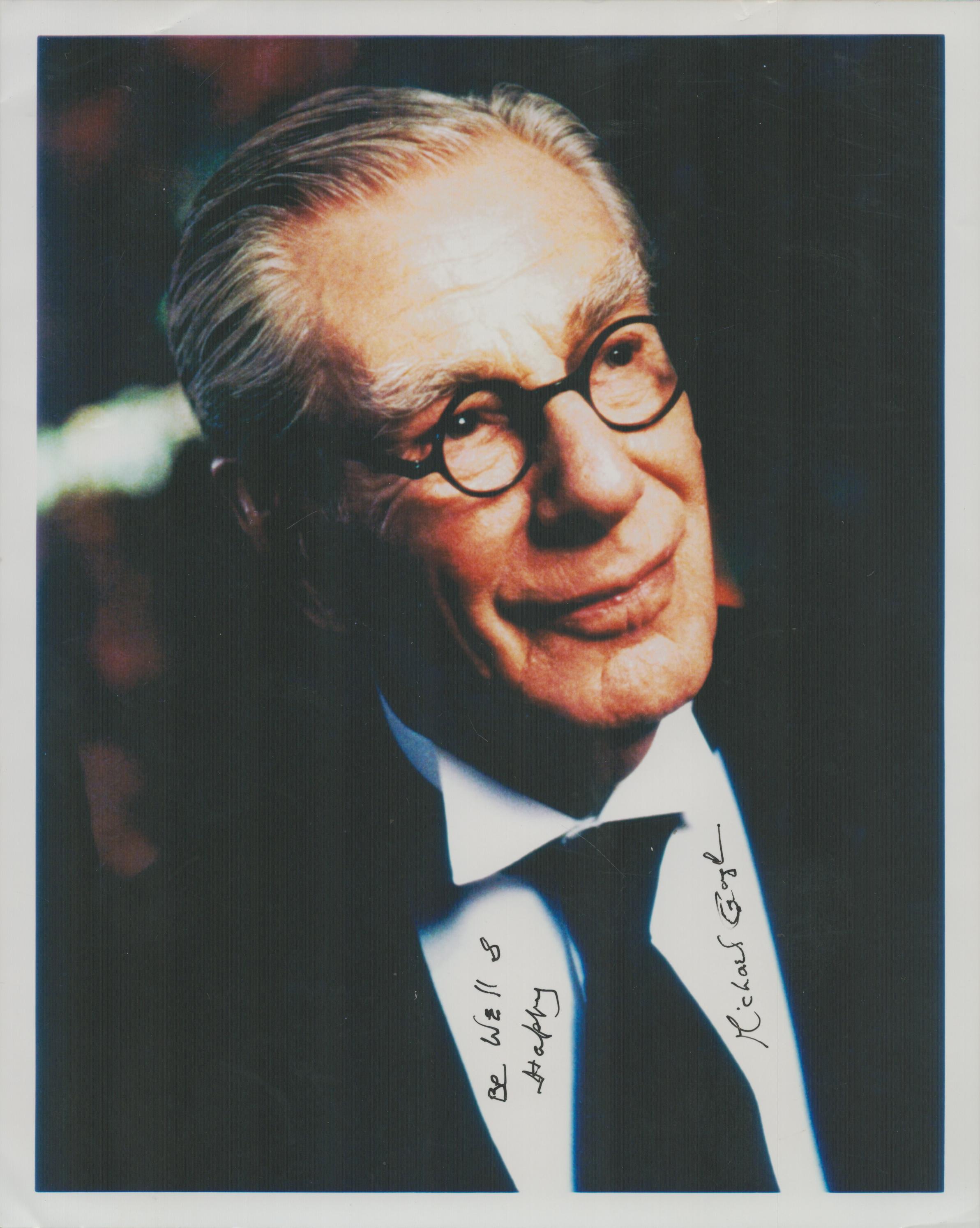 Michael Gough signed 10x8 inch colour photo. Good condition. All autographs come with a
