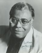 James Earl Jones signed 10x8 inch black and white photo. Good condition. All autographs come with