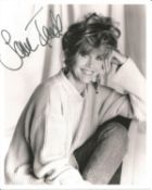Jane Fonda signed 10x8 inch black and white photo. Good condition. All autographs come with a