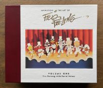 Friz Freleng signed Animation - the art of Friz Freleng volume 1 hardback books in presentation