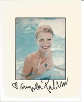 Gwyneth Paltrow signed 10x8 inch colour photo. Good condition. All autographs come with a