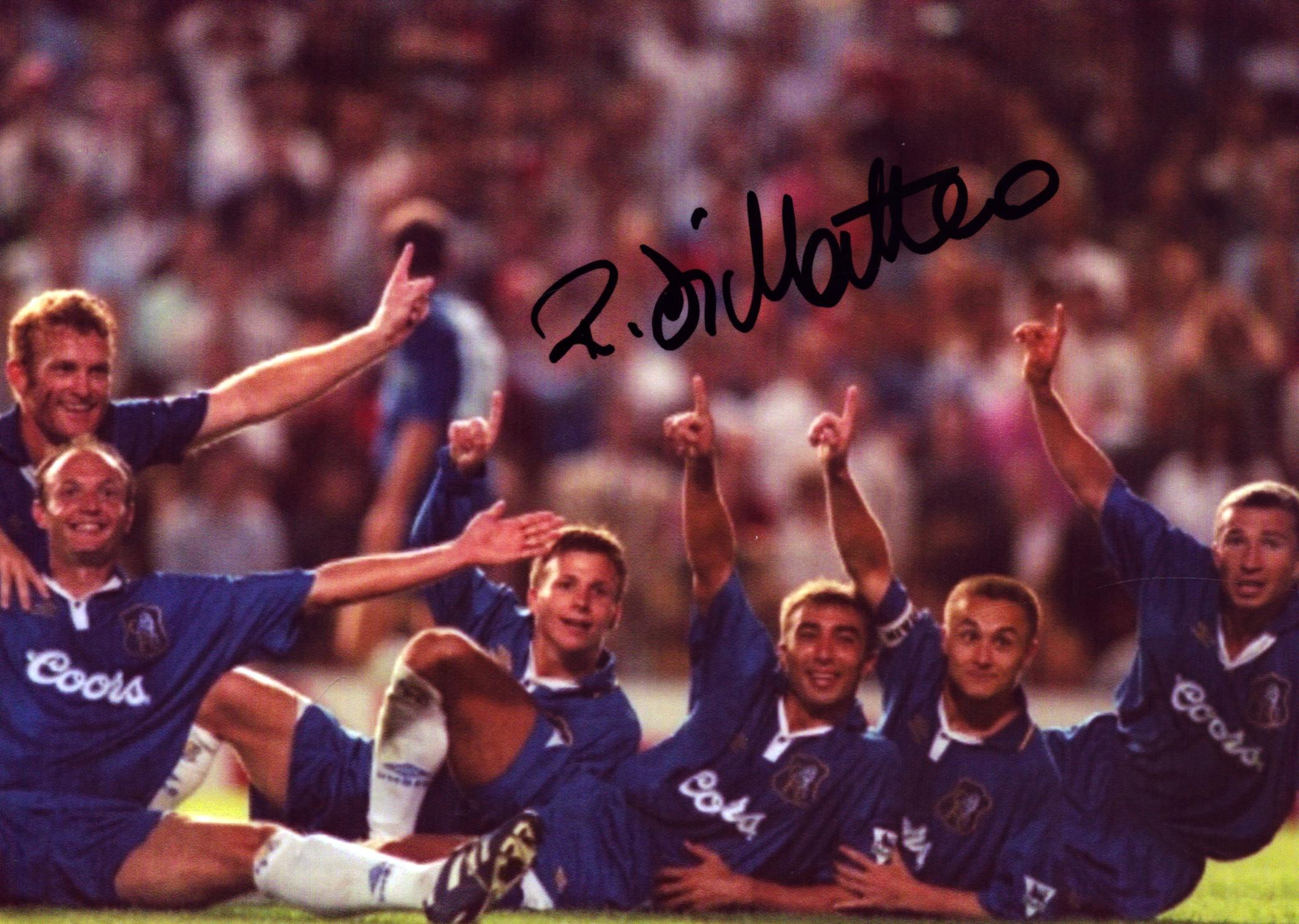 Roberto Di Matteo signed 7x5 inch colour photo. Good Condition. All autographs come with a