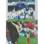 Wayne Rooney collection of 4 colour photos, 1 signed. Good Condition. All autographs come with a