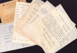 German Artist signature collection, 7 pages of signatures including Maina-Mariam Munsky, Hans Jürgen