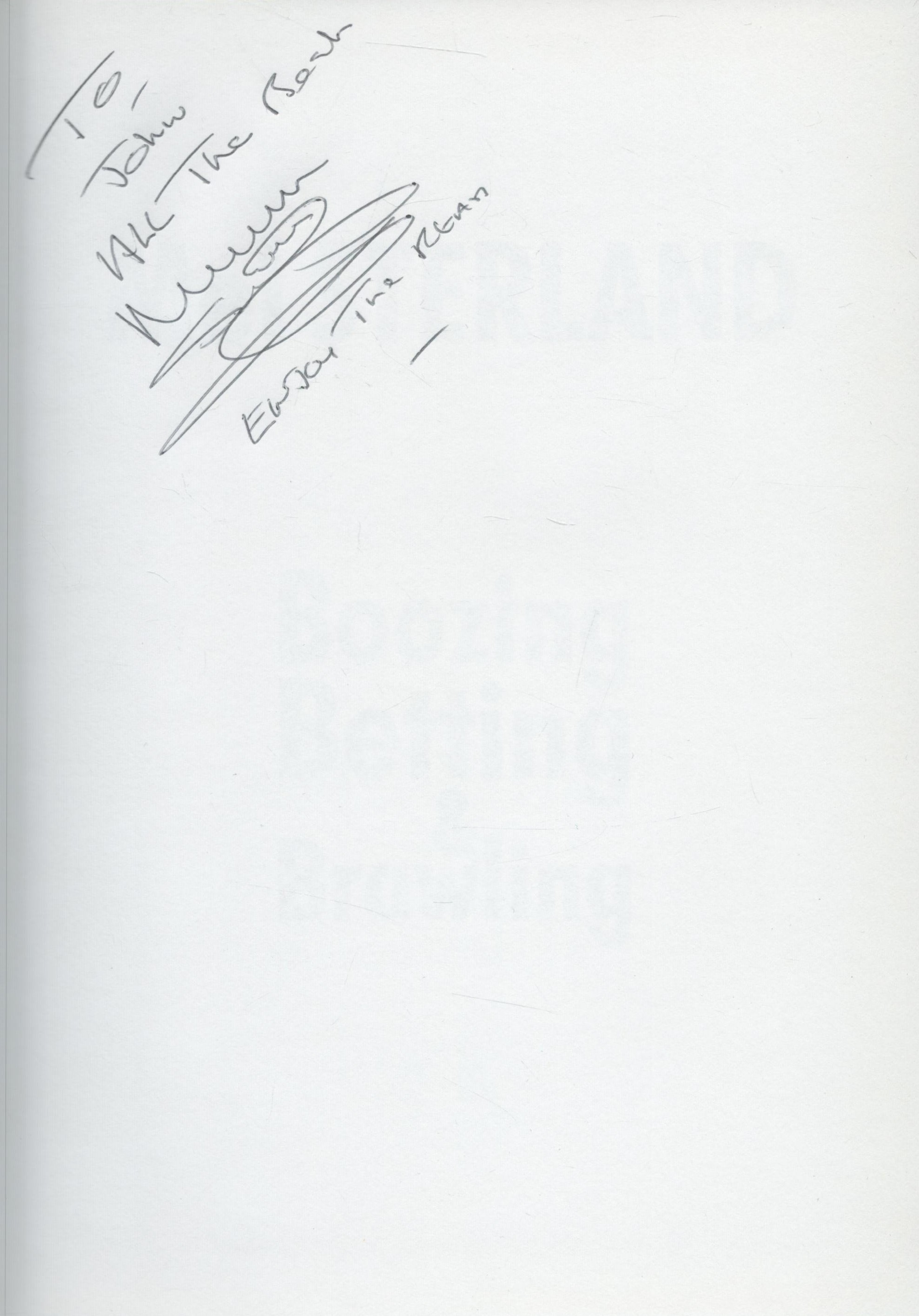 Mel Sterland signed Boozing, Betting and Brawling first edition hardback book. Good Condition. All - Image 2 of 3