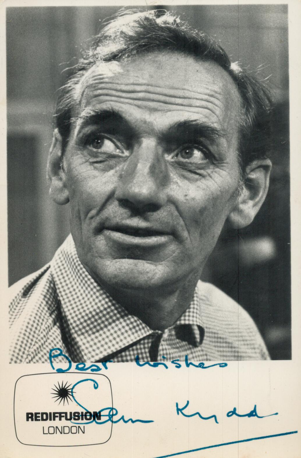 Sam Kydd signed promo black & white photo 5.5x3.5 Inch. Was a British actor. His best-known roles