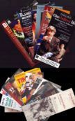 Theatre Collection of 20 signed flyers including names of Jesse Eisenberg, Tom Conti, Tim Vine and