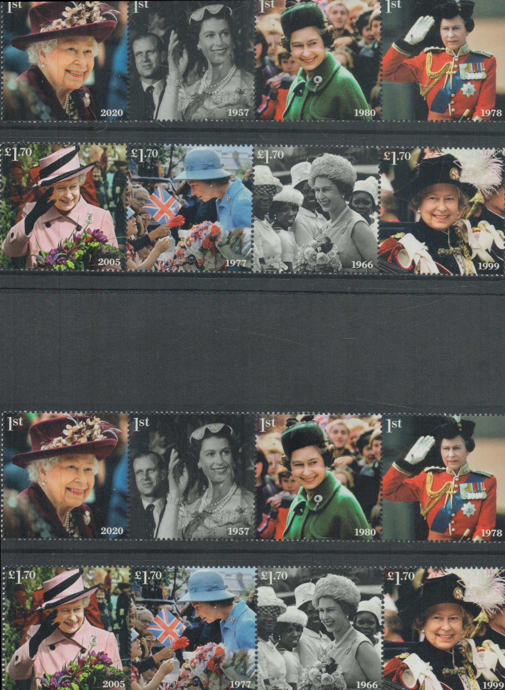 HRM Platinum Jubilee Stamps and FDC. Her Majesty The Queen's Platinum Jubilee 8 Stamp Set x2, Her - Image 2 of 2