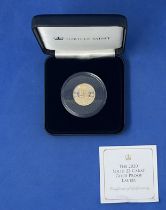 2020 Jubilee Mint Coin. Jubilee Mint 2020 Solid 22 Carat Gold Proof Laurel. In Black display Case.