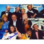 Pamela Sue Martin and Carol Lynley signed The Poseidon Adventure 10x8 inch colour photo. Good