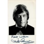 Mike Yarwood, OBE signed black & white photo 5.5x3.5 Inch. Was an English impressionist, comedian