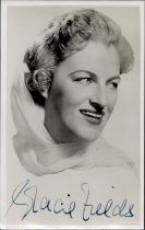 Gracie Fields signed 6x4inch black and white photo. Good Condition. All autographs come with a