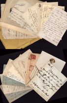 Vintage letter and postcard collection of 20 approx ALS from the late 1800s to early 1900s. May