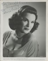Patricia Medina signed 10x8inch black and white photo. Dedicated. Good Condition. All autographs