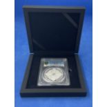 2021 New Gothic Crown AG Shields silver Proof Coin PCGS. 2021 ALDERNEY SILVER PROOF NEW GOTHIC CROWN