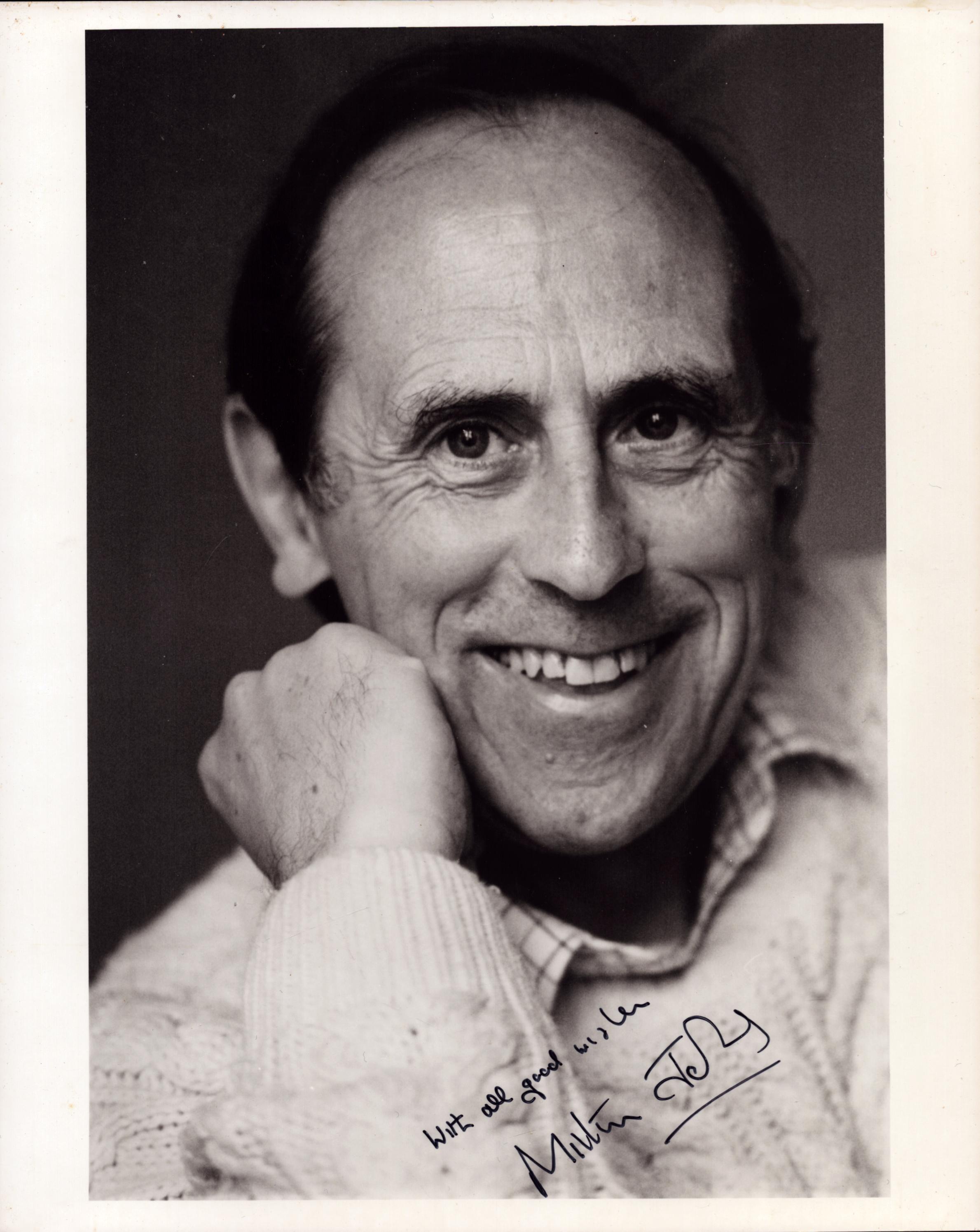 Milton Johns signed 10x8 inch black and white photo. Good Condition. All autographs come with a