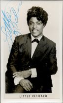 Little Richard signed 5x3inch black and white photo. Good Condition. All autographs come with a