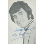 Ken Goodwin signed black & white photo 5.5x3.5 Inch. Was an English comedian, singer and musician