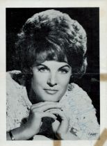 Moira Anderson signed black & white magazine cut out. 9.5x7 Inch. Good Condition. All autographs
