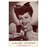 Margaret Lockwood signed 5.5x3.5 inch approx vintage sepia photo. Good Condition. All autographs