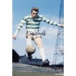 Football Autographed TOMMY GEMMELL 12 x 8 Photo : Col, depicting a wonderful image showing Celtic