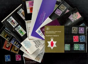 Stamp Pack collection includes Northan Ireland 1970, Wales and Monmouthshire 1970, Scotland 1970 and