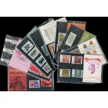 Stamp pack collection includes Greta Britons, Christmas 1976, European Architectural heritage year