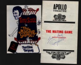 TERRY SCOTT Comedy Actor signed vintage 1972 Programme for 'The Mating Game’. Good Condition. All