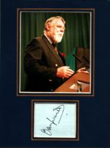 TERRY WAITE signed card with 6x8 Mounted Photo