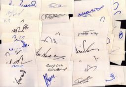 Sport Collection - Approx 50 signed cards of legendary names including Peter Reid, Chris Marsden,