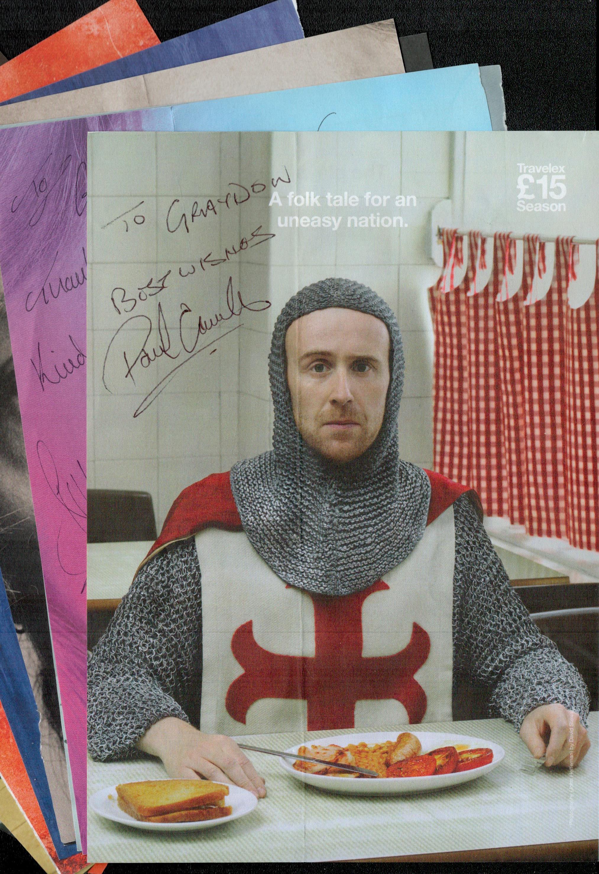 Theatre Magazine picture cut out pages x 10 collection. Signed signatures such as Shvorne Marks 'The