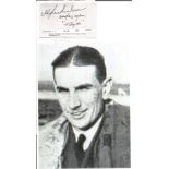 WW2 BOB fighter pilot N J Wheeler 600 sqn signature and picture. Good Condition. All autographs come