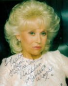 Barbara Windsor DBE (1937-2020), actress. A signed and dedicated 10x8 inch photo. Known for her