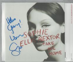 SOPHIE ELLIS BEXTOR signed CD 'Take Me Home’. Good Condition. All autographs come with a Certificate